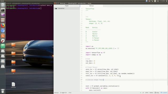 Introduction to Tensors in TensorFlow #01