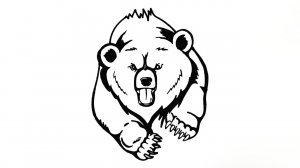 Как нарисовать тату МЕДВЕДЬ_How to draw a bear tattoo