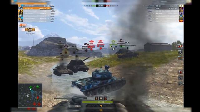 AMX 50 120 ПОСМОТРИ КАК ИГРАЕТ МАСТЕР НА ТАНКЕ / WOT BLITZ WARGAMING 7,4K DAMAGES смотреть онлайн