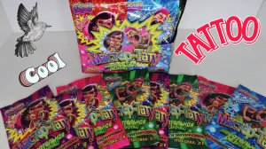 Очень крутая распаковка?Открыла 48 пачек с татуировками. Полный УЛЁТ!!!