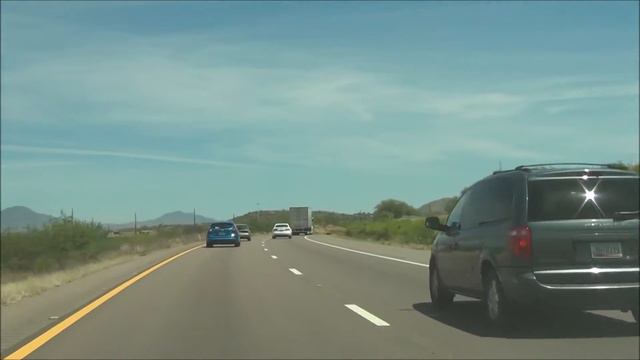 Arizona - Interstate 19 South - Kilometer Marker 20-10 (5/20/15) смотреть онлайн