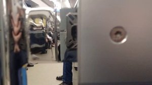 Минск.Поездка на метровогоне STADLER M110 борт 10308 маршрут 4 автозаводская линия