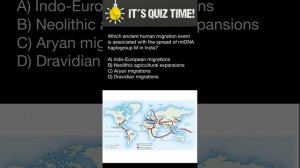Which ancient human migration event is associated with the spread of haplogroup M in India?