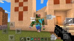 Zombie World Mod для Minecraft PE 0.15.6[Мир Зомби!]