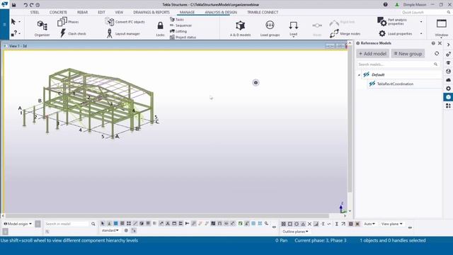 Tekla Structures 2021 – Utilising the Organizer смотреть онлайн