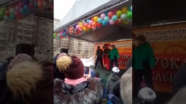 Масленица 2019 в СПб,на Ленинском пр 92-3 во дворе