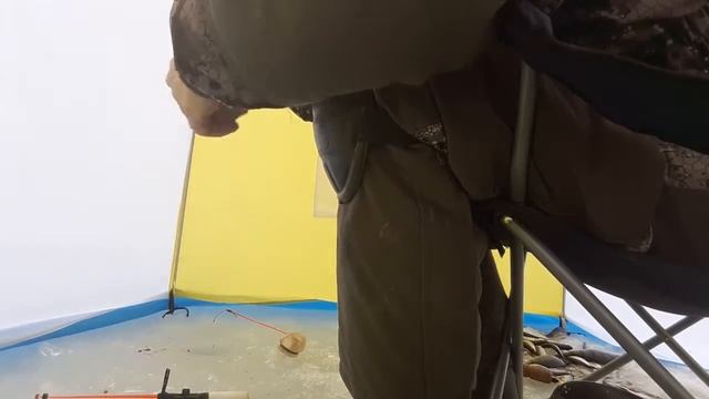 Ловлю плотву на Селигере в марте. Городомля Ру.
