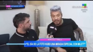 Marcelo Tinelli sobre su relación amorosa con Milett