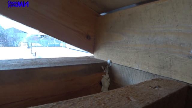 Делаем утеплённый потолок. Пароизоляция потолка. Строим кочегарку