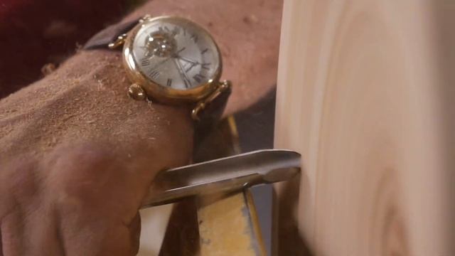 Тарелка с дыркой — это Абажур! Мастер-класс на токарном станке Powermatic 4224B смотреть онлайн