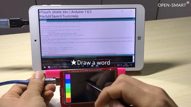 OPEN SMART 3.2 INCH TFT LCD Shield for Arduino смотреть онлайн