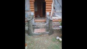 как  сделать  декоративную  штукатурку из  цемента на деревянный  дом ,  мастер Александр Соловей.