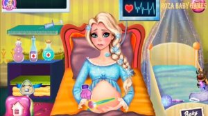 ♦ Frozen Elsa Baby Birth ♦ ▬ Эльза, рождение ребенка, игра для девочек