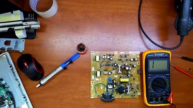 Ремонт монитора BENQ FP547. Ремонт блока питания монитора. Монитор не включается ITHELP смотреть онлайн