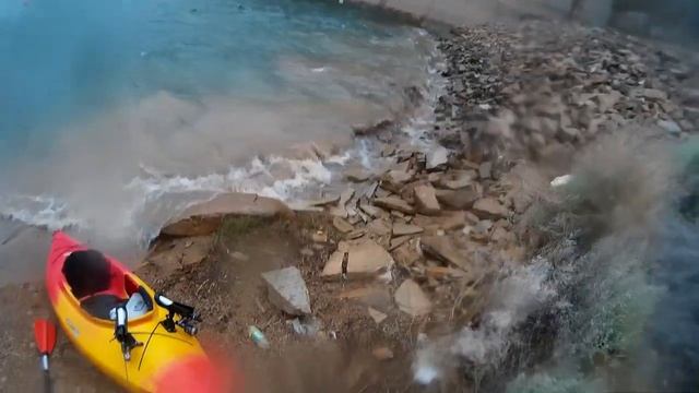 Conchas Lake, New Mexico: Kayak Fishing; Big Storm and Sudden Retreat !! смотреть онлайн