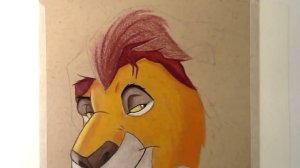 Drawing Mufasa from The Lion King - FAN ART FRIDAY