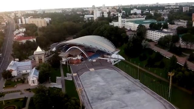 Летний Амфитеатр с воздушного шара. Витебск