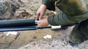 Как монтировать соединительную переходную кабельную муфту