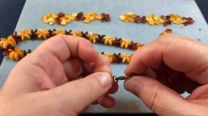 Бусы из янтаря. Украшения для Екатерины. Часть 4.