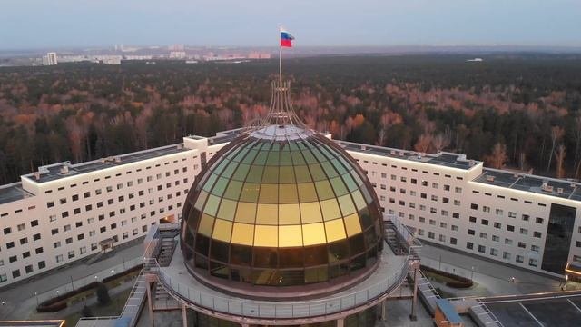 Новосибирский Университет (НГУ) с высоты