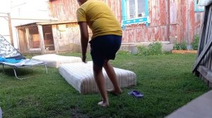 топ 5 трюков на матрасе ? как кувыркатся .