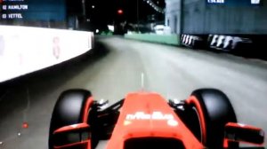 F1 2014 Singapura (marinas bay) onboard Xbox 360