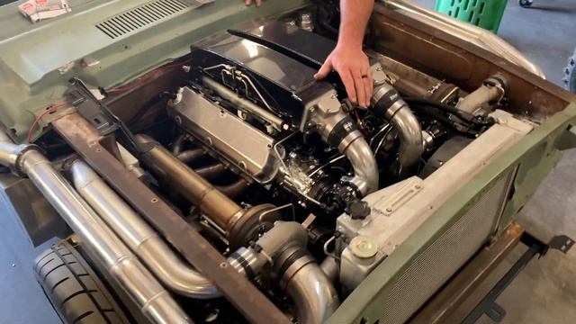 1,000hp Twin Turbo 1967 Ford ELEANOR Mustang Build Hear It Roar смотреть онлайн
