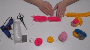 Мастер-класс "Птичка" - изготовление поделки из пряжи (6+)