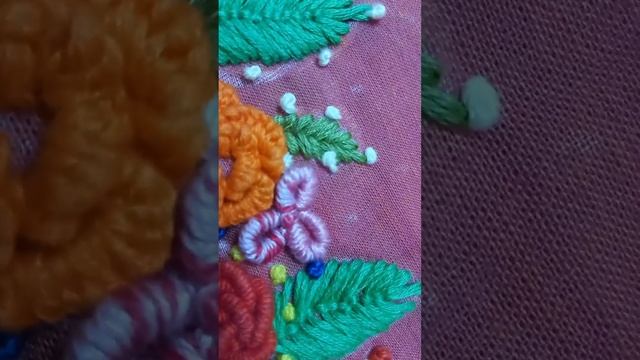 #embroidery Hand embroidery using normal needle