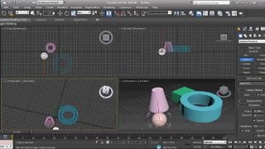 Autodesk 3ds max - Переключение между окнами проекций. Переключение между окнами внутри 3dmax.