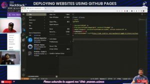 Deploy Website using GitHub Pages in less than 10 mins | Praveen Kumar Purushothaman | HackStack ’2