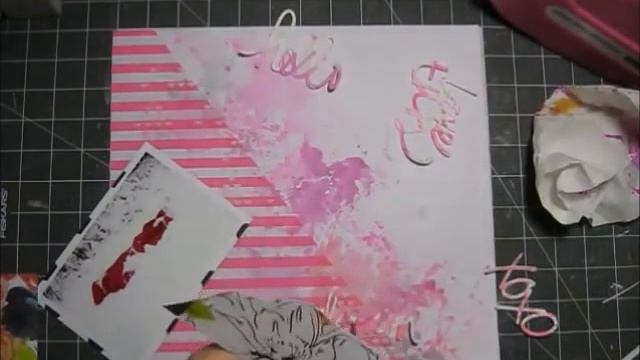 Scrapbooking Mixed Media Process- January Hip Kit Club смотреть онлайн