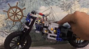 Самодельный мотоцикл из лего техник