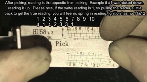 LISHI HU58 IGNITION PICKED AND DECODED W/INSTACODE