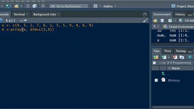 Arrays in R programming | Creating a three (3D) array in R | named arrays in r