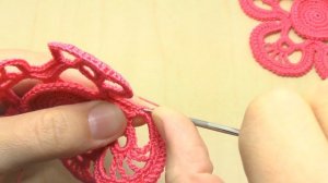 ОБВЯЗКА ШНУРОМ ГУСЕНИЧКА вязание цветка крючком ЧАСТЬ 2  Crochet flower pattern