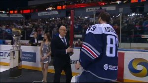 Vasily Koshechkin was honoured as 2017 Gagarin Cup Final MVP