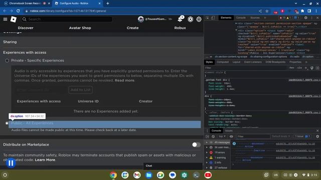 Public Audio On Roblox (chromebook) смотреть онлайн