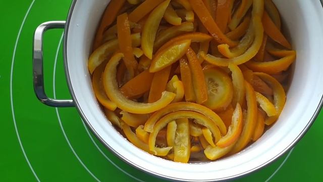 Цукаты из апельсиновой кожуры. смотреть онлайн