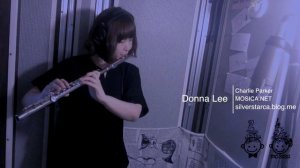 Donna Lee (charlie parker) - jazz flute cover / with score