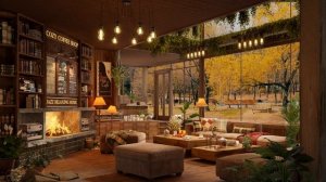 Уютный осенний джаз в кофейне, наслаждайтесь кофе - джазовая пиано музыка для релаксации, учебы