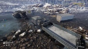 SnowRunner Уплывшая бытовка