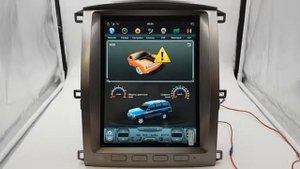 Магнитола в стиле Tesla Toyota Land Cruiser, Lexus LX 470 Android 8.0