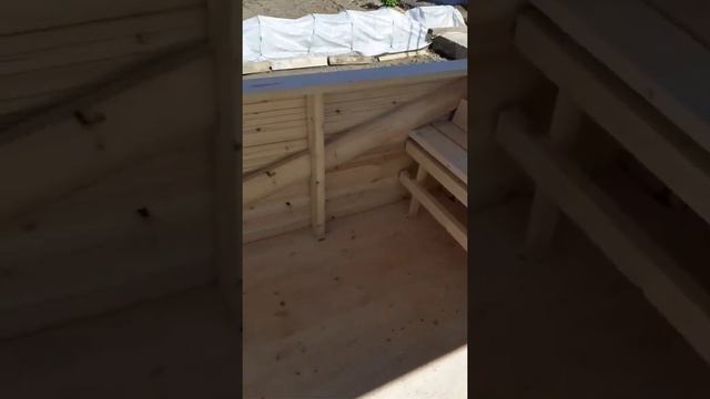 Беседка блок хаус