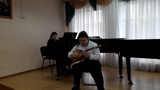 Шумкова Олеся, 10 лет, Ц. Кюи "Непрерывное движение", Э. Меццакапо "Марш мандолинистов" смотреть онлайн