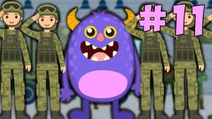 Alarmy и семейка монстриков 11 серия. Головоломки. Мультики для детей. МиниМакс. Игры для андроид