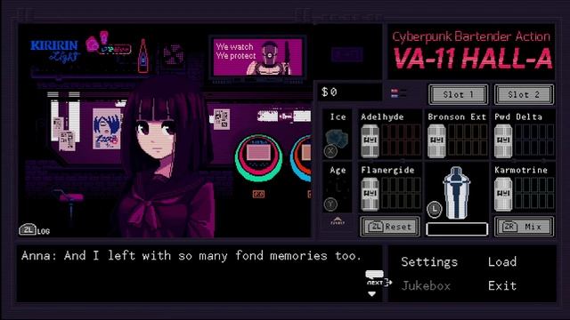 VA-11 HALL-A: Cyberpunk Bartender Action | 100% Walkthrough | No Commentary | Bonus Chapter - ANNA смотреть онлайн