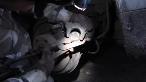 Замена задних колодок Audi A6