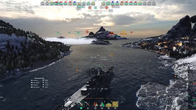 World of Warships 22.05.2021 Салем 10уровень Крейсер США #WorldofWarships #Salem #WoWs