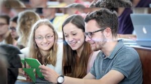 Studying at the Technical University Dresden.